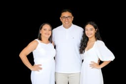 Foto em família de Tacinho & Nana