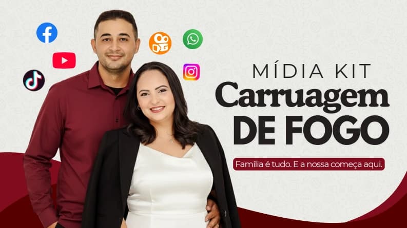 Página 1 do mídia kit de Tacinho & Nana