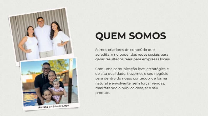 Página 2 do mídia kit de Tacinho & Nana