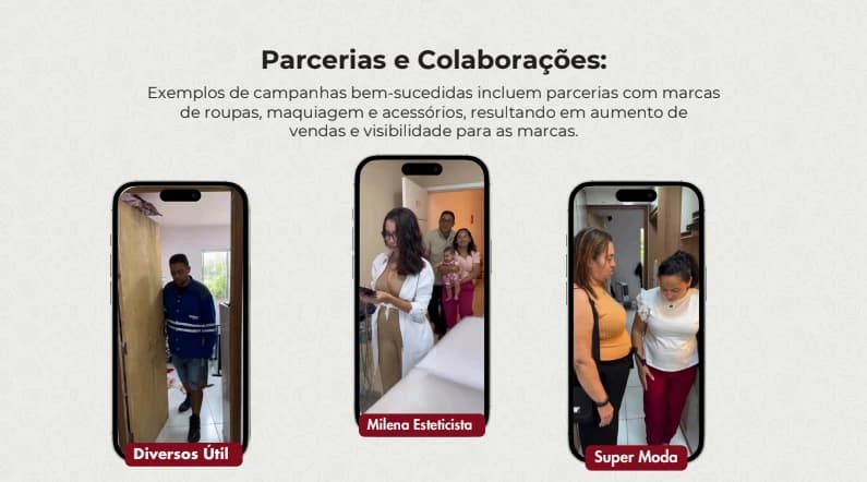 Página 4 do mídia kit de Tacinho & Nana
